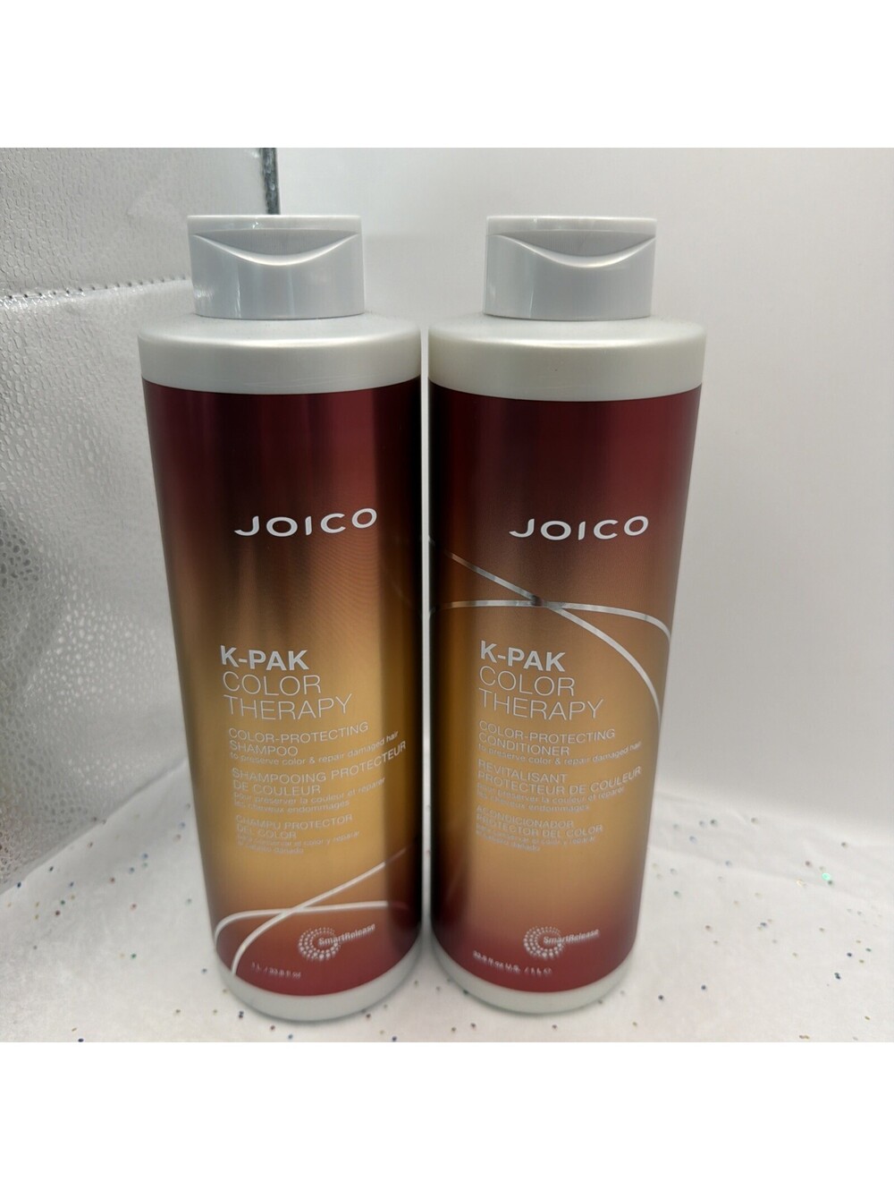 Joico K-PAK Color Therapy Shampoo Conditioner Duo 33.8oz Liter Set Salon Size
